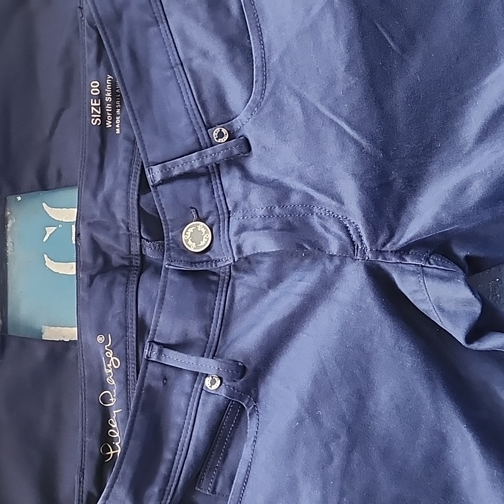 Lilly Pulitzer Navy Blue Jean